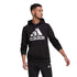 Felpa nera con cappuccio adidas Essentials Big Logo, Abbigliamento Sport, SKU a721000052, Immagine 0